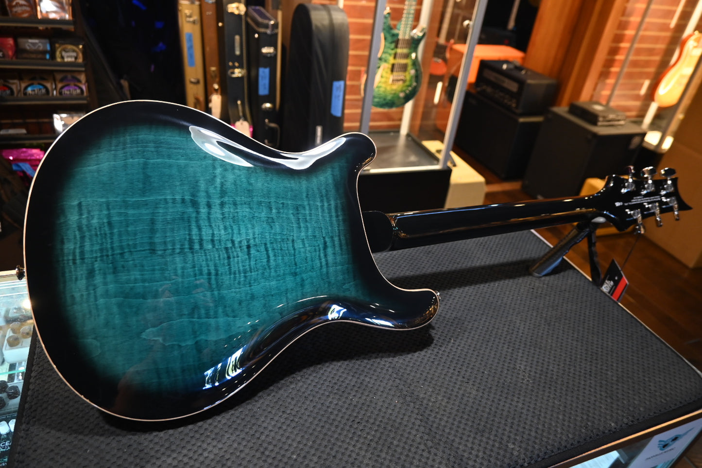 PRS SE Hollowbody II Piezo - Peacock Blue Guitar #1142