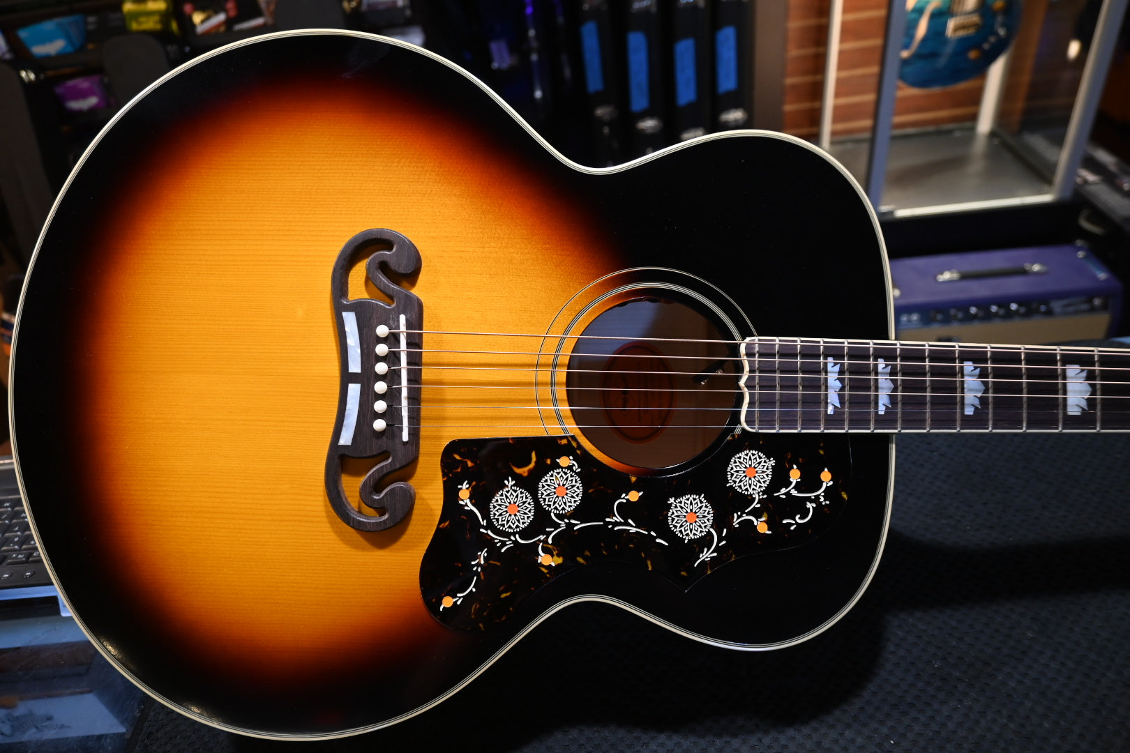 Epiphone 1957 SJ-200 Reissue - Vintage Sunburst Guitar #0071 - Danville Music