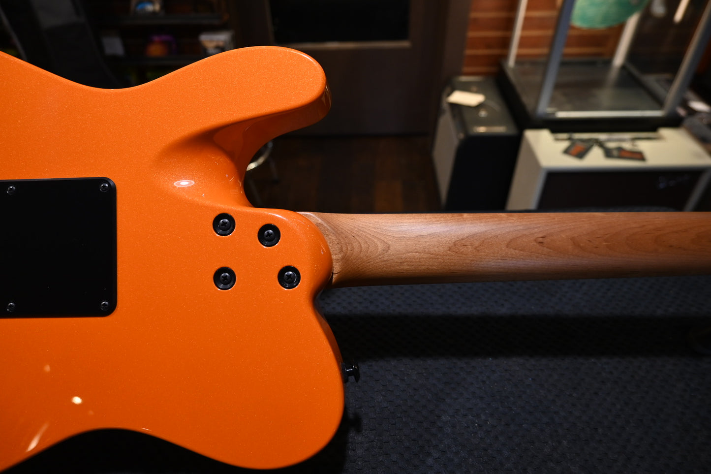 Suhr Andy Wood 10th Anniversary Signature Series Modern T - Arancio Orange Guitar #2291 - Danville Music