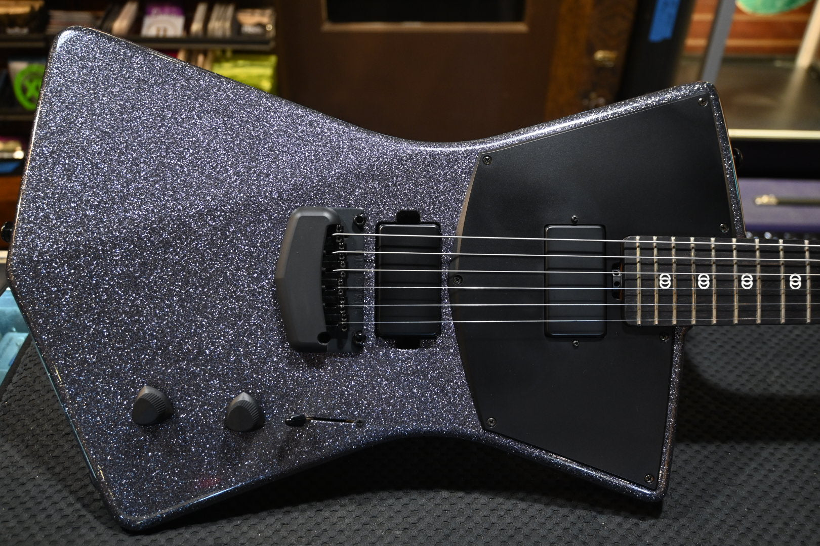 Music Man St. Vincent HH - Charcoal Sparkle Guitar #4866 USED - Danville Music