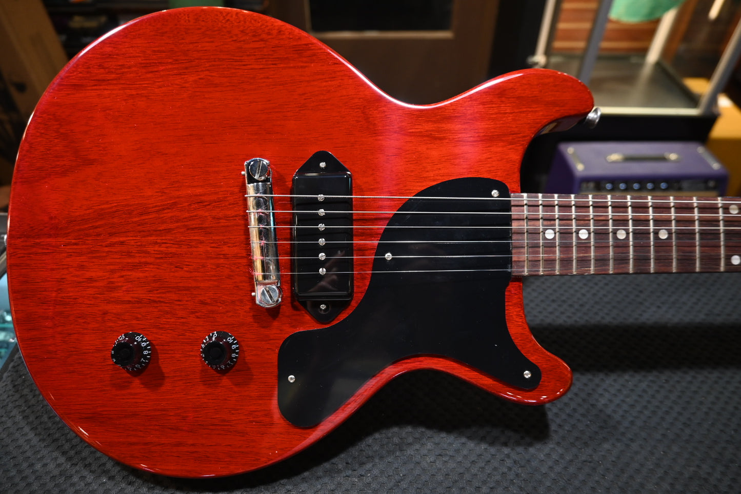 Gibson Les Paul Junior Double Cutaway - Vintage Cherry Guitar #0013 - Danville Music