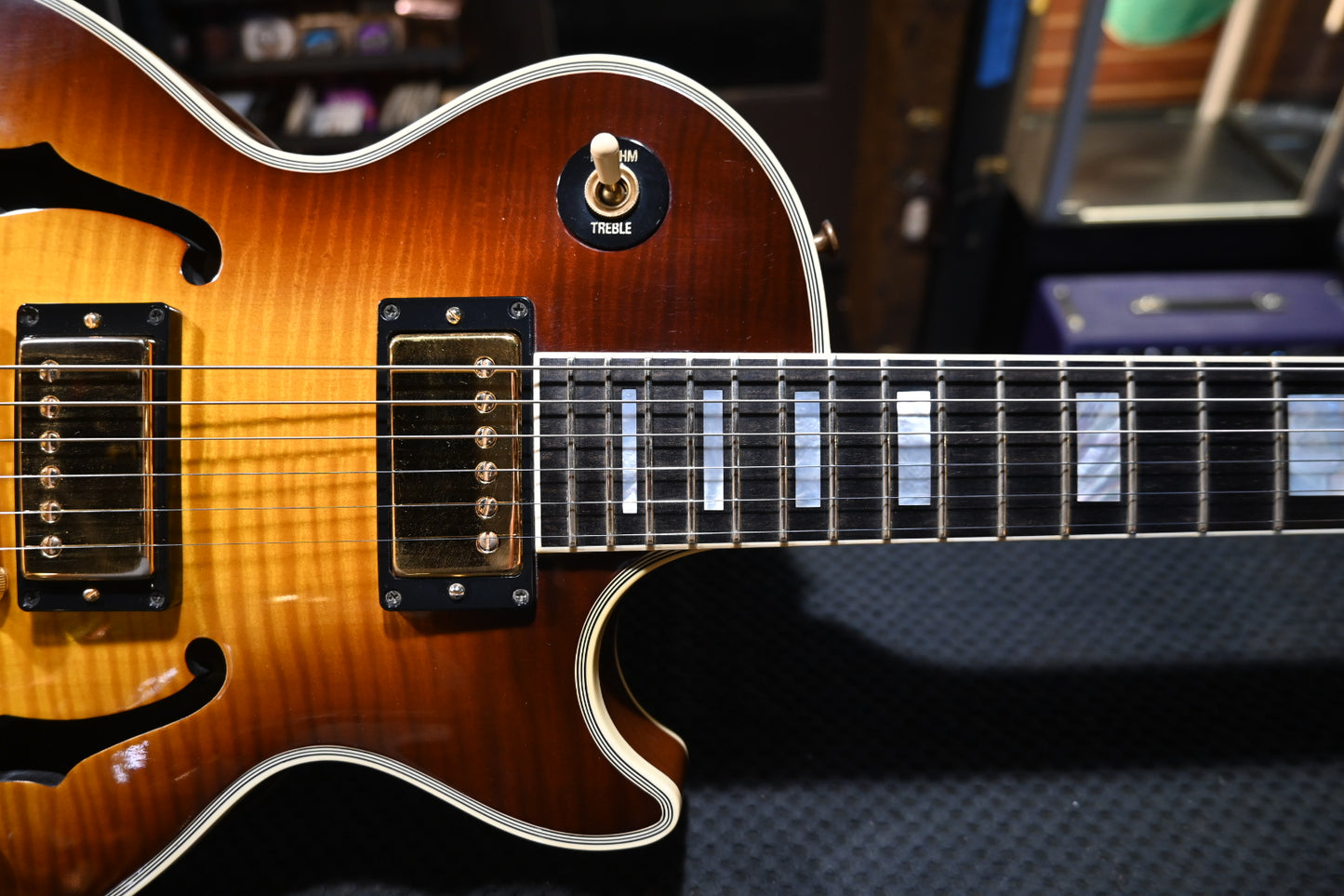 Gibson Les Paul Custom Historic Florentine 2002 - Emberglow Guitar #2058