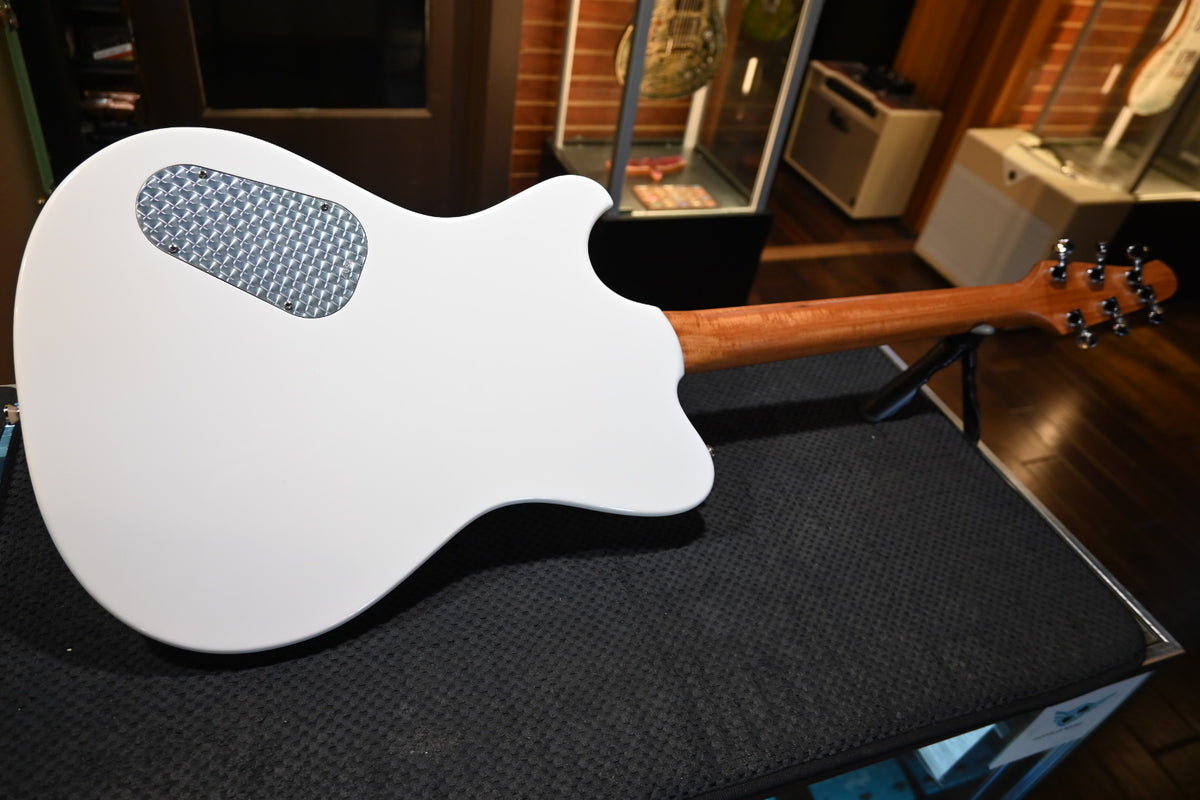 Powers Electric A-Type Select Maple - Moonlight White Ghost Flame Guitar #B507