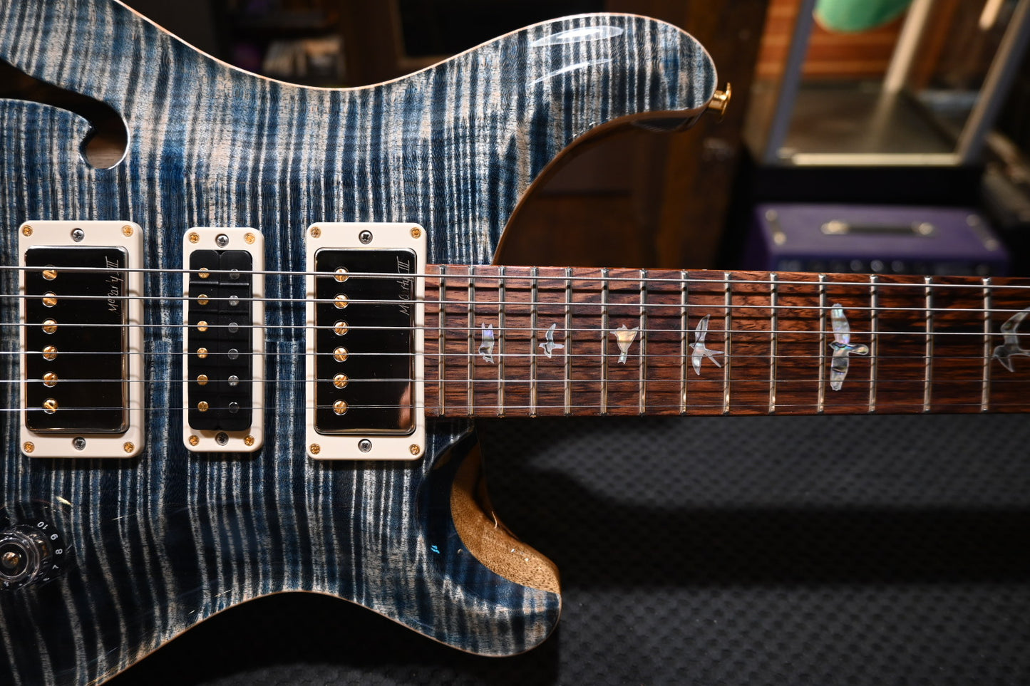 PRS 40th Anniversary Special Semi-Hollow Limited Edition - Faded Whale Blue Guitar #9452