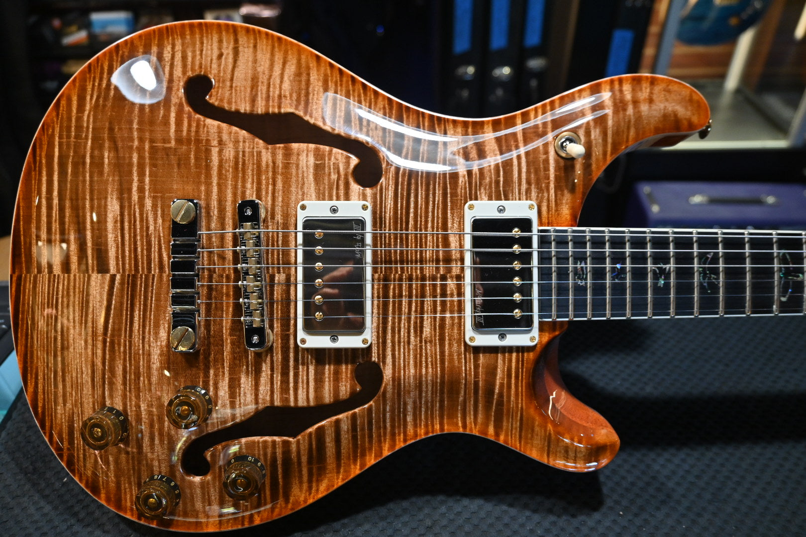 PRS Wood Library McCarty 594 Hollowbody II 10-Top - Autumn Sky Guitar #3510 - Danville Music
