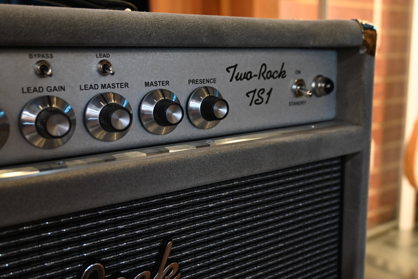 Two Rock TS w/Matching 2x12 Cabinet - Dark Grey Suede Amplifier #351