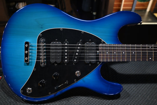 Music Man Steve Morse Signature - Morse Blue Burst Guitar #6515