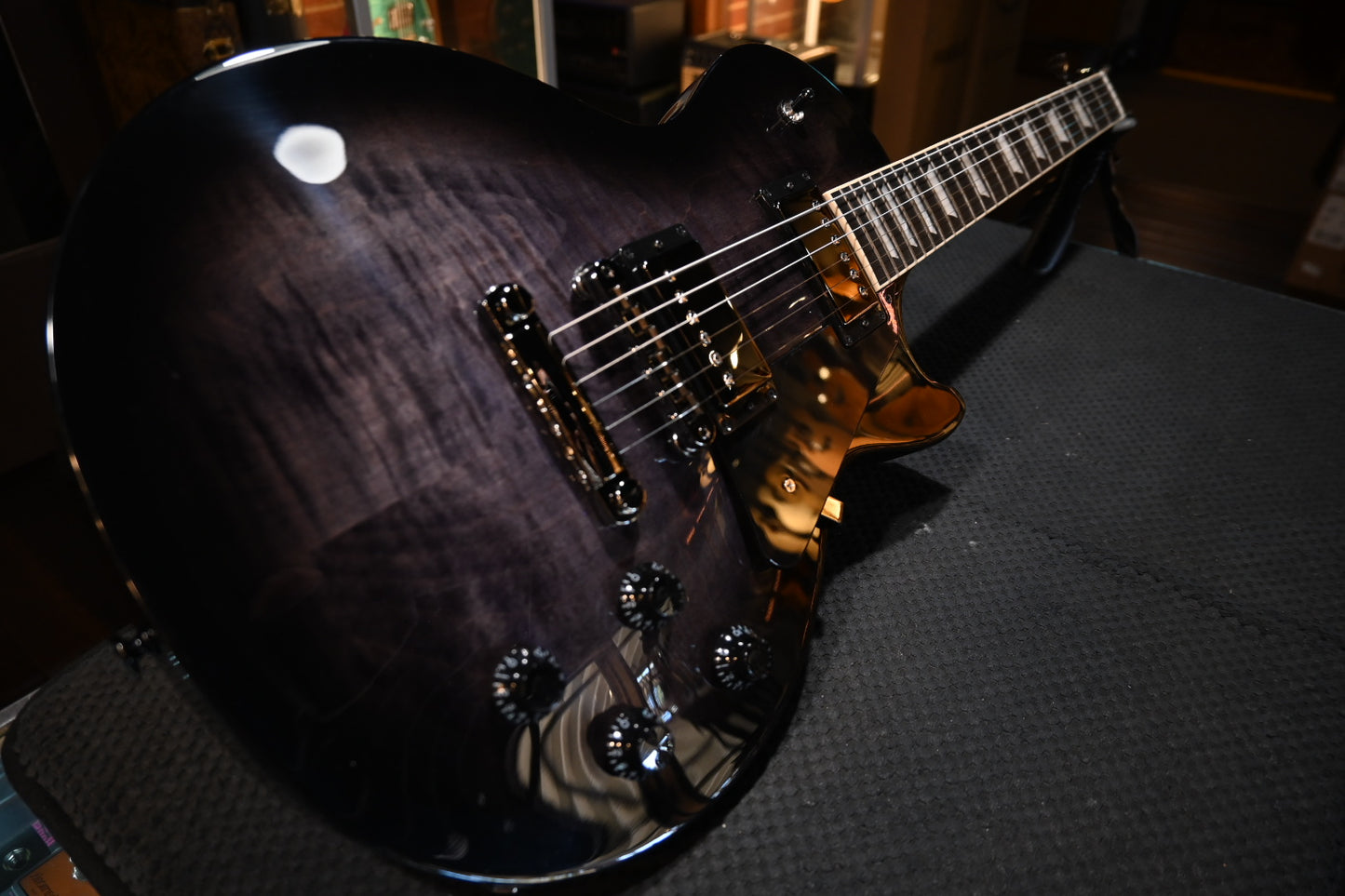 Gibson Les Paul Studio Session - Translucent Ebony Burst Guitar #0277 - Danville Music