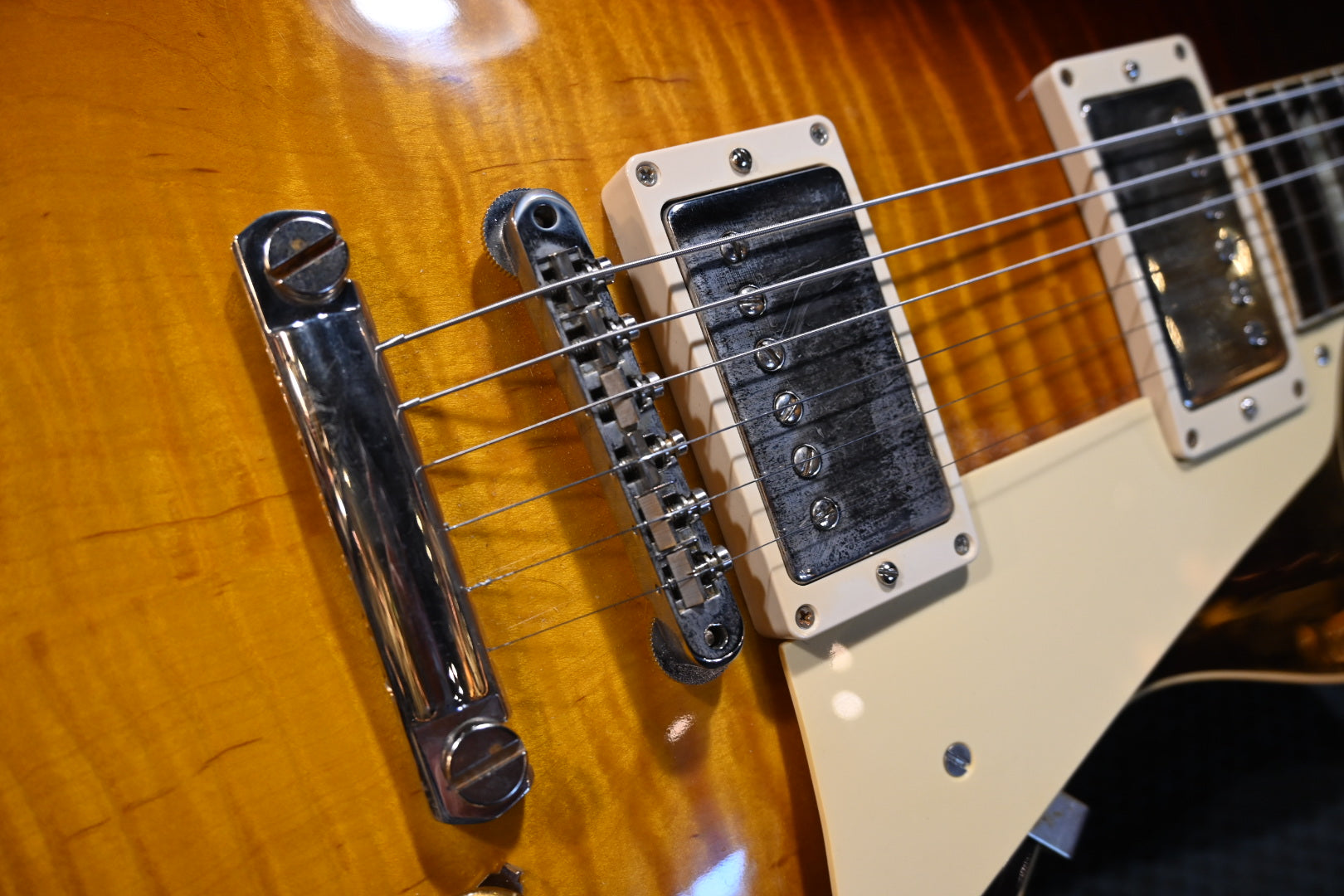 Gibson Custom Shop Wildwood Spec 1958 Les Paul Standard Reissue VOS Tom Murphy Painted 2021 - Darkburst Guitar #1479 - Danville Music