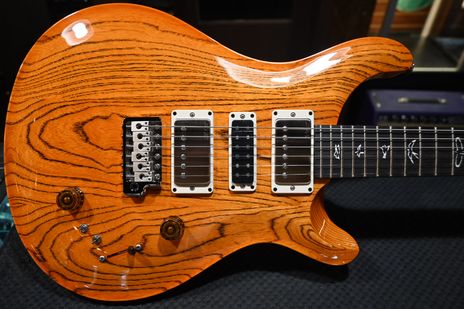 PRS Wood Library Swamp Ash Special - Orange Tabby Guitar #7355 - Danville Music