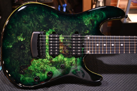 Music Man Jason Richardson 7-String Cutlass HT - Kokiri Green Guitar #0784