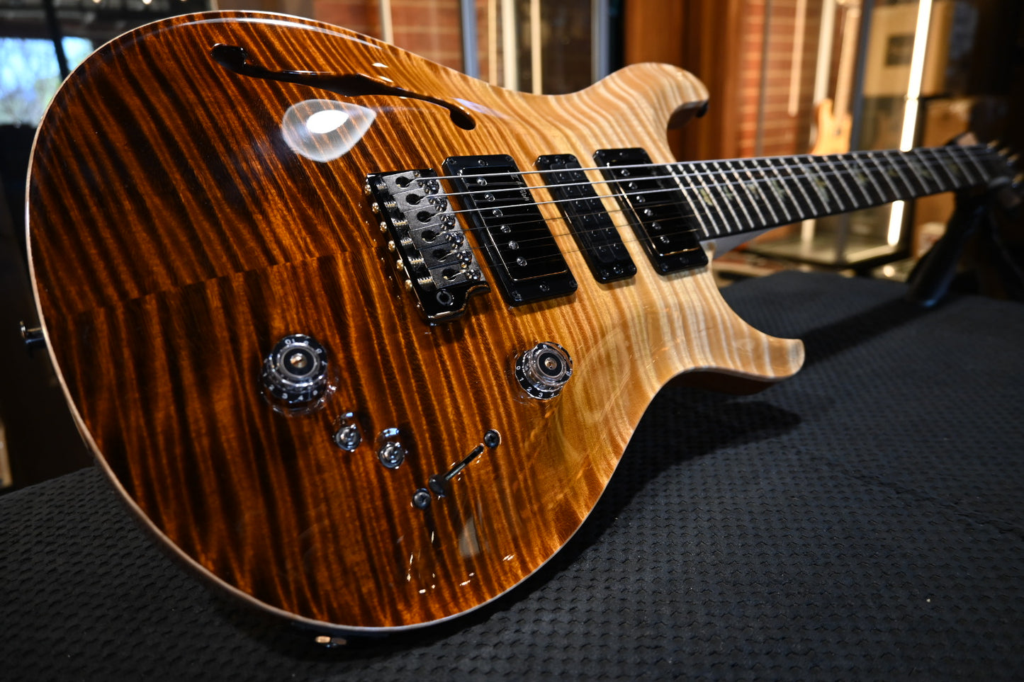 PRS Wood Library Special Semi-Hollow Danville Music 35th Anniversary Artist Top - Sandstorm Fade Guitar #6047