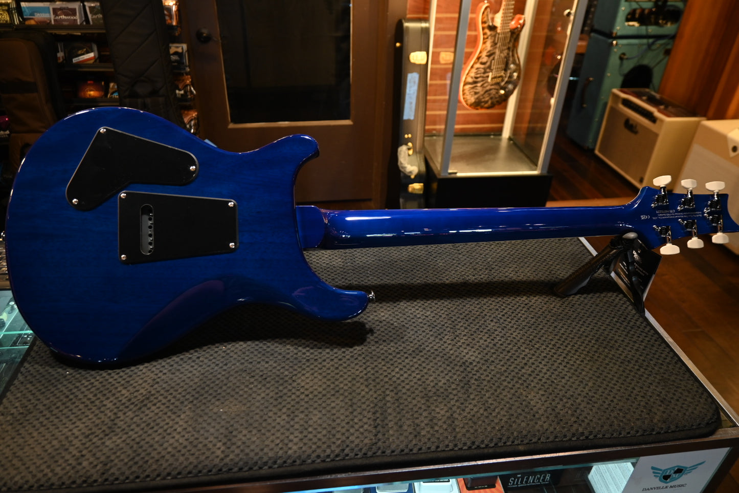 PRS SE Custom 24-08 Quilt - Lake Blue Guitar #5221