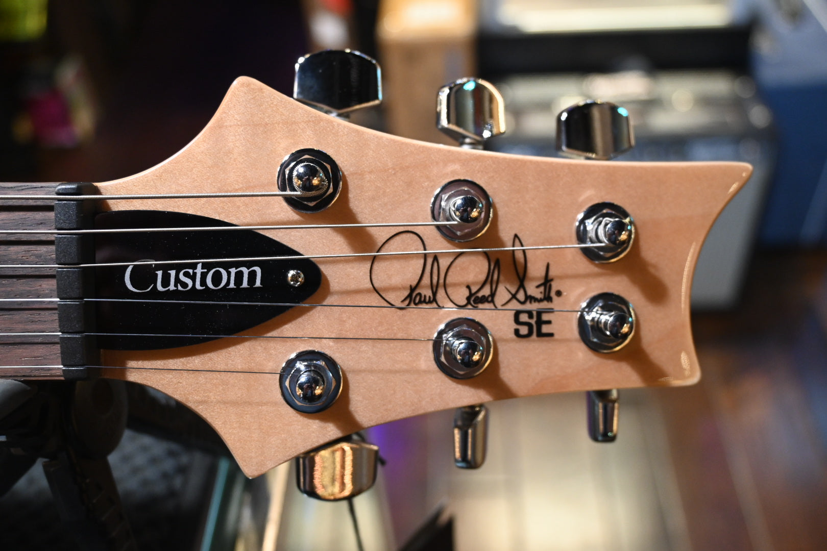 PRS SE “Exotic” Custom 24 Swamp Ash Limited Edition - Natural Guitar #6238 - Danville Music