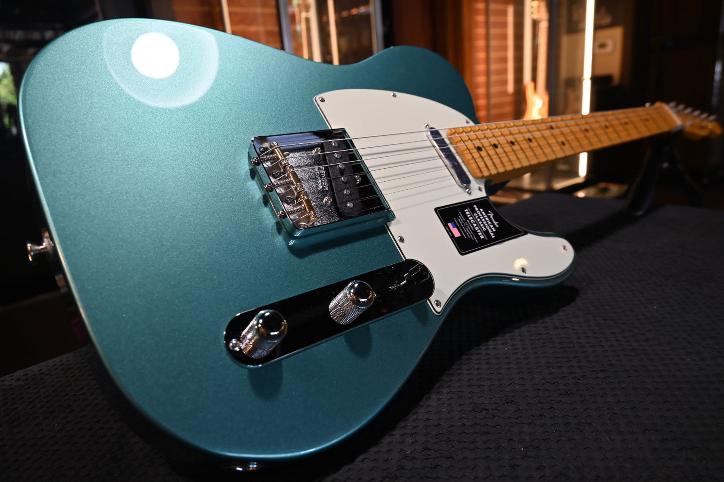 Fender American Classic Telecaster - Faded Sherwood Green Metallic Guitar #9890