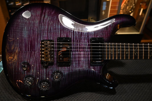 PRS Wood Library DGT 10-Top Ebony - Violet Smokewrap Burst Guitar #2557
