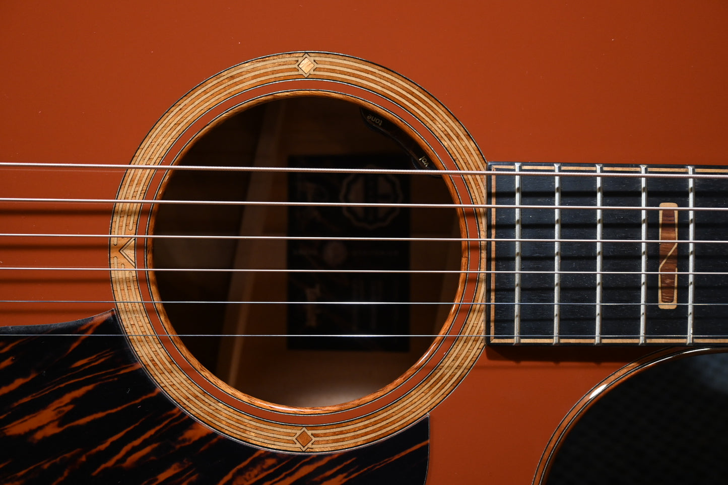 Taylor Custom GA Mahogany/Mahogany Catch #4 - Terra Cotta Guitar #6099