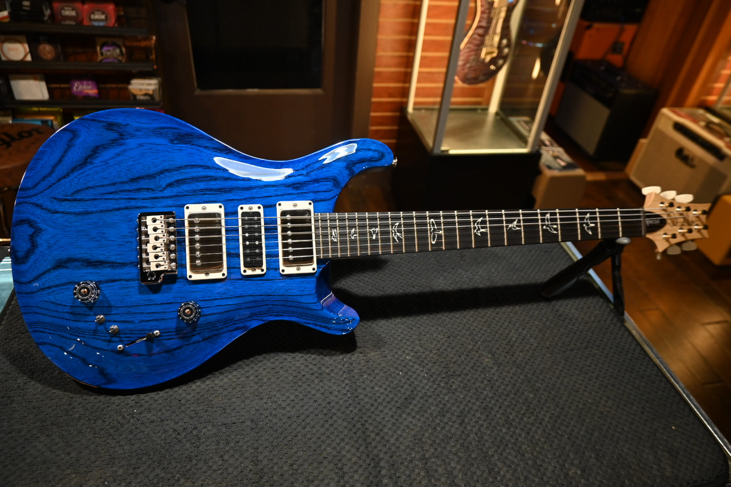 PRS Wood Library Swamp Ash Special - Blue Matteo Guitar #1584