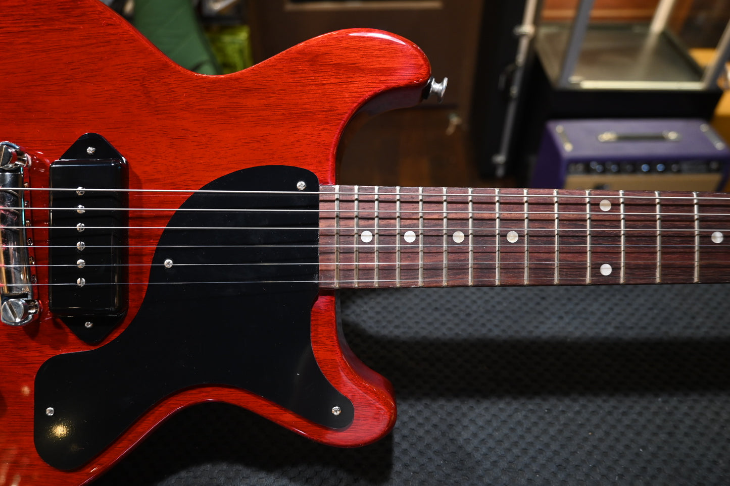 Gibson Les Paul Junior Double Cutaway - Vintage Cherry Guitar #0013 - Danville Music