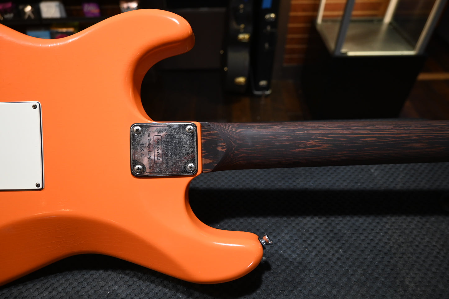 Schecter Nick Johnston USA Signature 2020 - Atomic Orange Nitro Guitar #1014