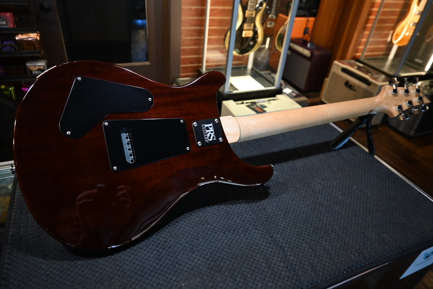 PRS CE 24 Semi-Hollow 2024 - Black Amber Guitar #7486 - Danville Music