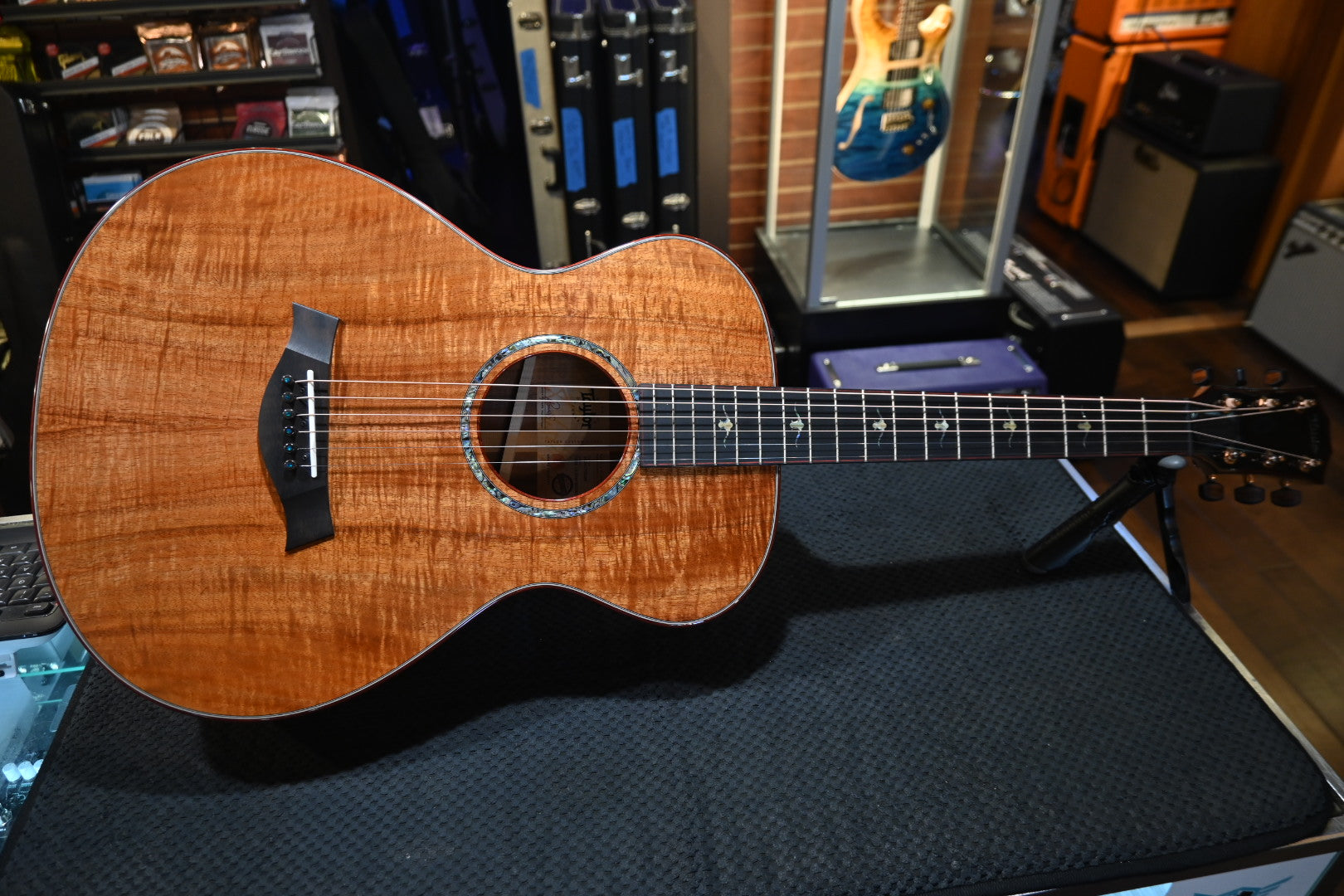 Taylor Custom GC 12-Fret AA Koa/AA Koa Catch #40 #5096 - Danville Music