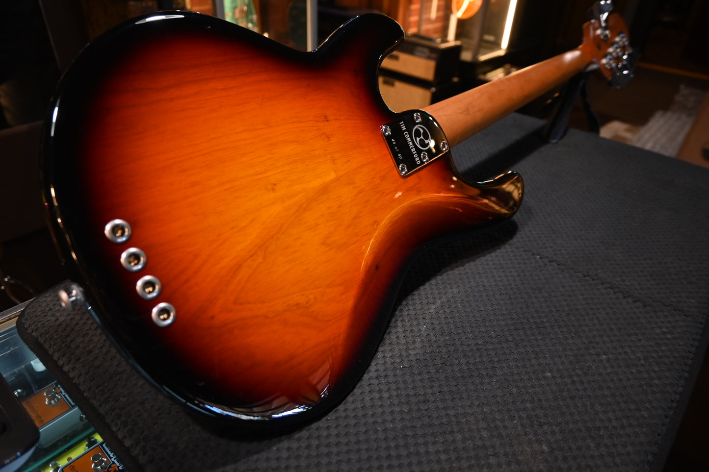Music Man Stingray Short Scale Tim Commeford - Vintage Sunburst Bass #43 of 50 - Danville Music