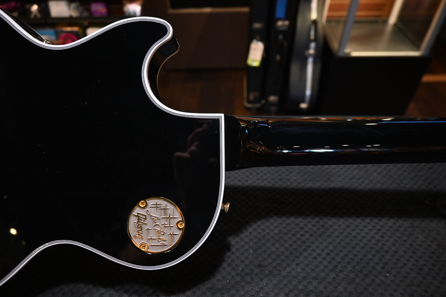 Gibson Custom Shop Les Paul Custom Long Scale - Ebony Guitar #1590