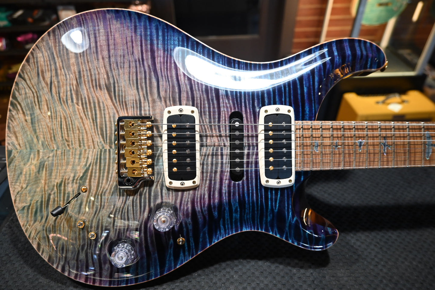 PRS Private Stock Modern Eagle V 2023 - Faded Aqua Violet Dragon’s Breath Guitar #11005