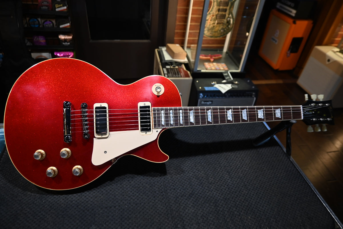 Gibson Custom Shop 1976 Les Paul Deluxe Reissue VOS - Red Sparkle Guitar #1686