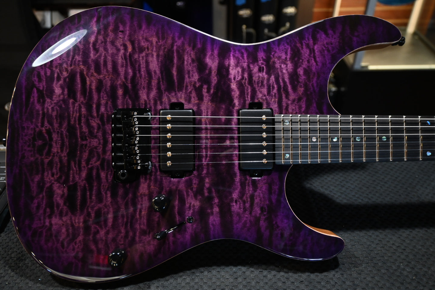 Mayones Aquila Elite S 6 - Infinite Purple Guitar #5599 - Danville Music