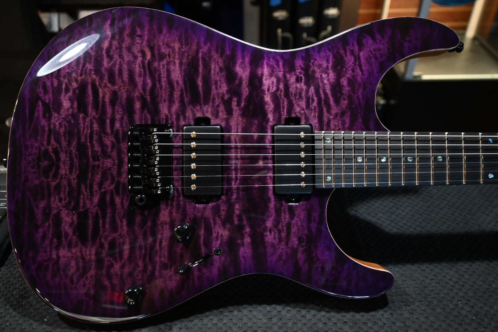 Mayones Aquila Elite S 6 - Infinite Purple Guitar #5599 - Danville Music