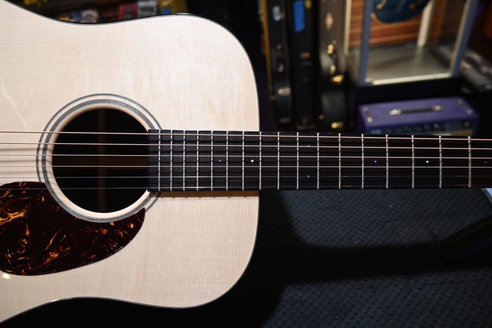 Santa Cruz Model D Pre-War Bearclaw German Spruce/Indian Rosewood Guitar #8088 - Danville Music