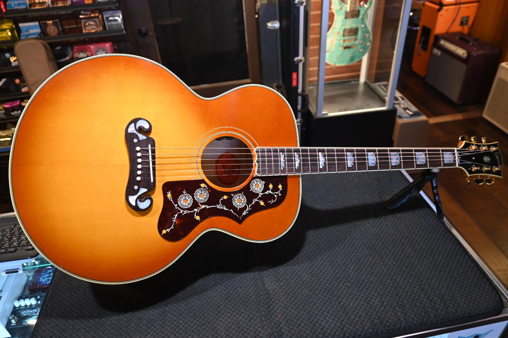 Gibson SJ-200 ‘60s Original - Heritage Cherry Sunburst Guitar #5029 - Danville Music