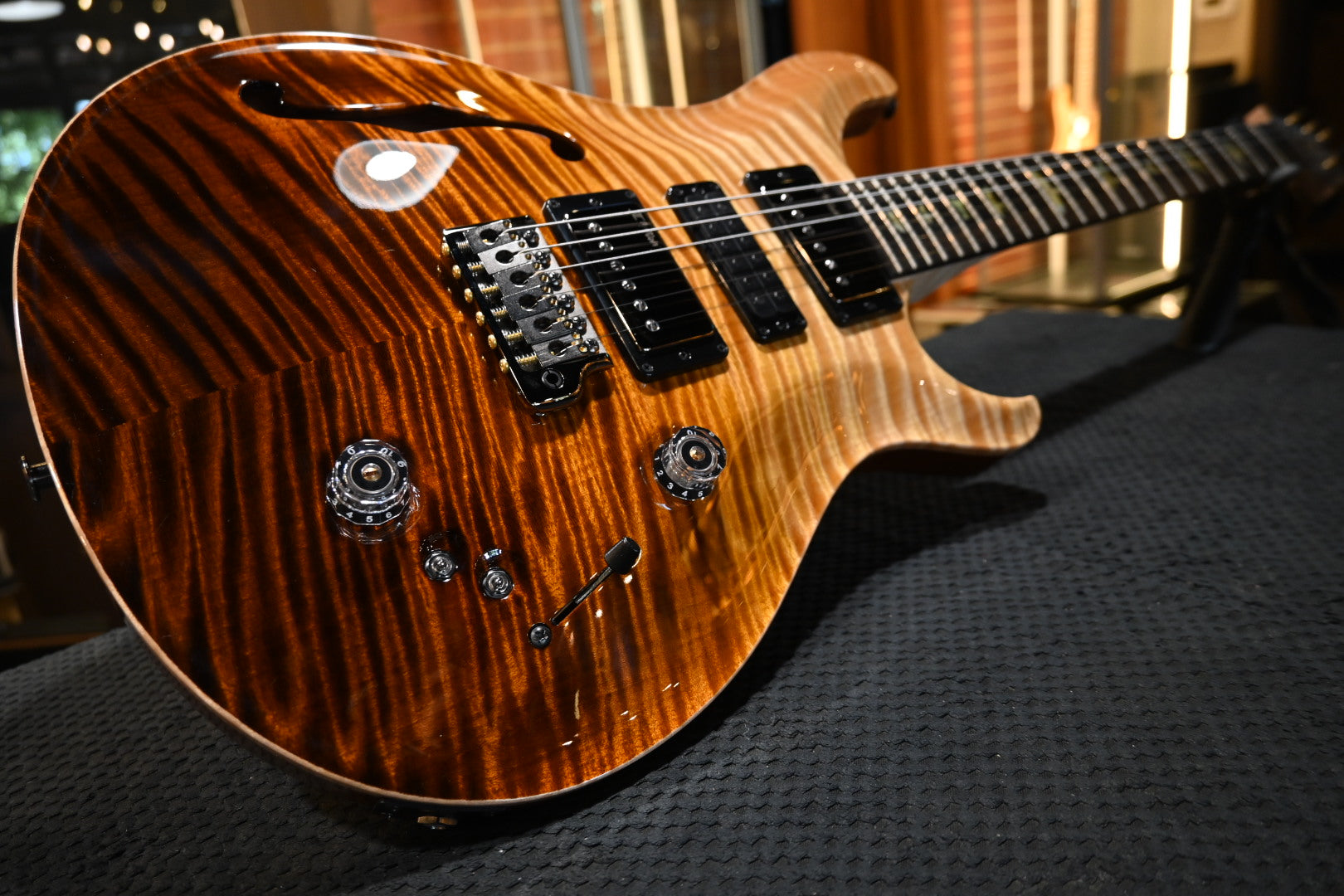 PRS Wood Library Special Semi-Hollow Danville Music 35th Anniversary Artist Top - Sandstorm Fade Guitar #6050 - Danville Music