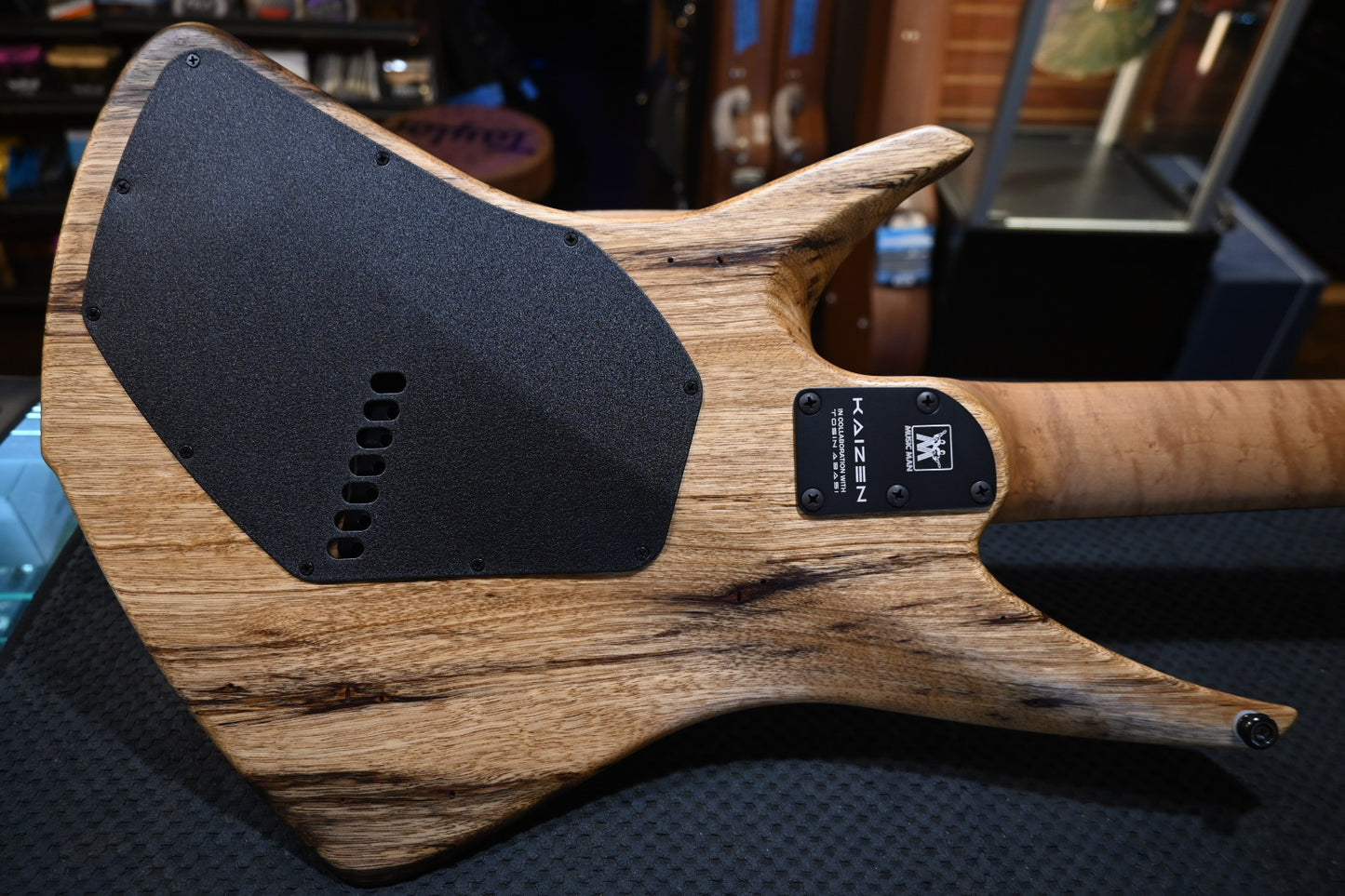 Music Man Kaizen 7 LTD - Black Limba Guitar #2227
