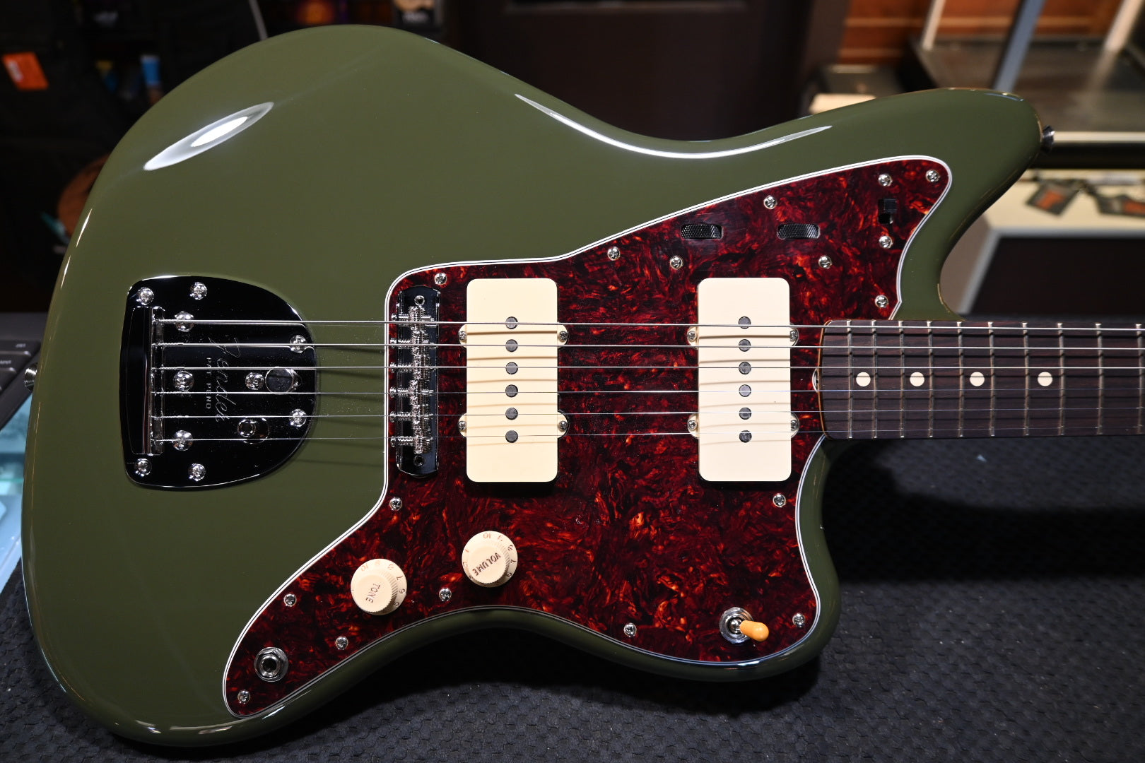 Fender Dealer Exclusive Vintera II ‘50s Jazzmaster - Olive Guitar #1900 - Danville Music