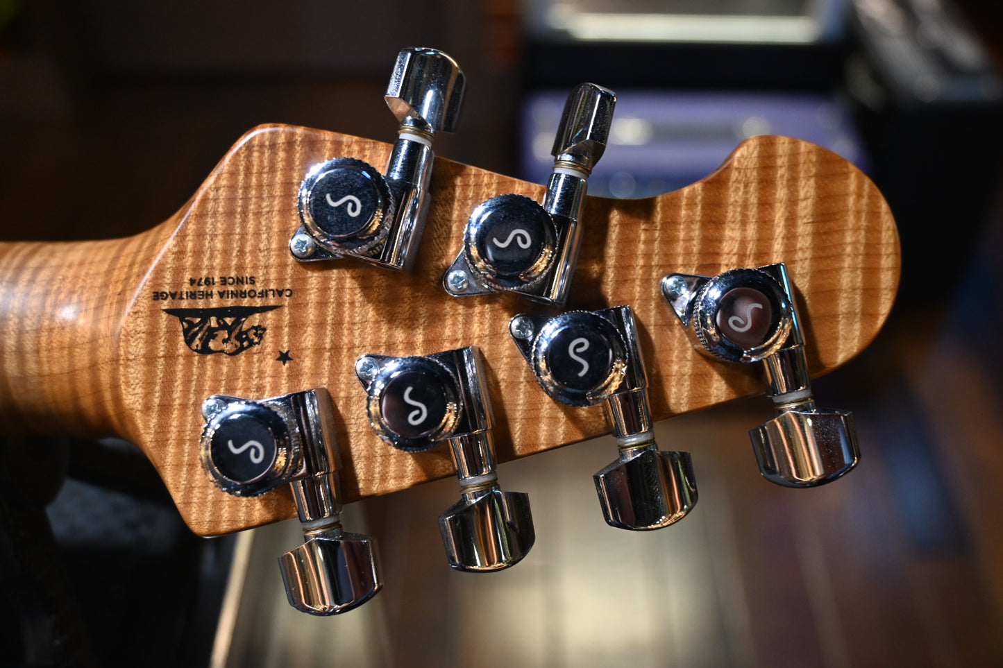 Music Man Valentine - Trans Buttermilk Guitar #3966 USED - Danville Music