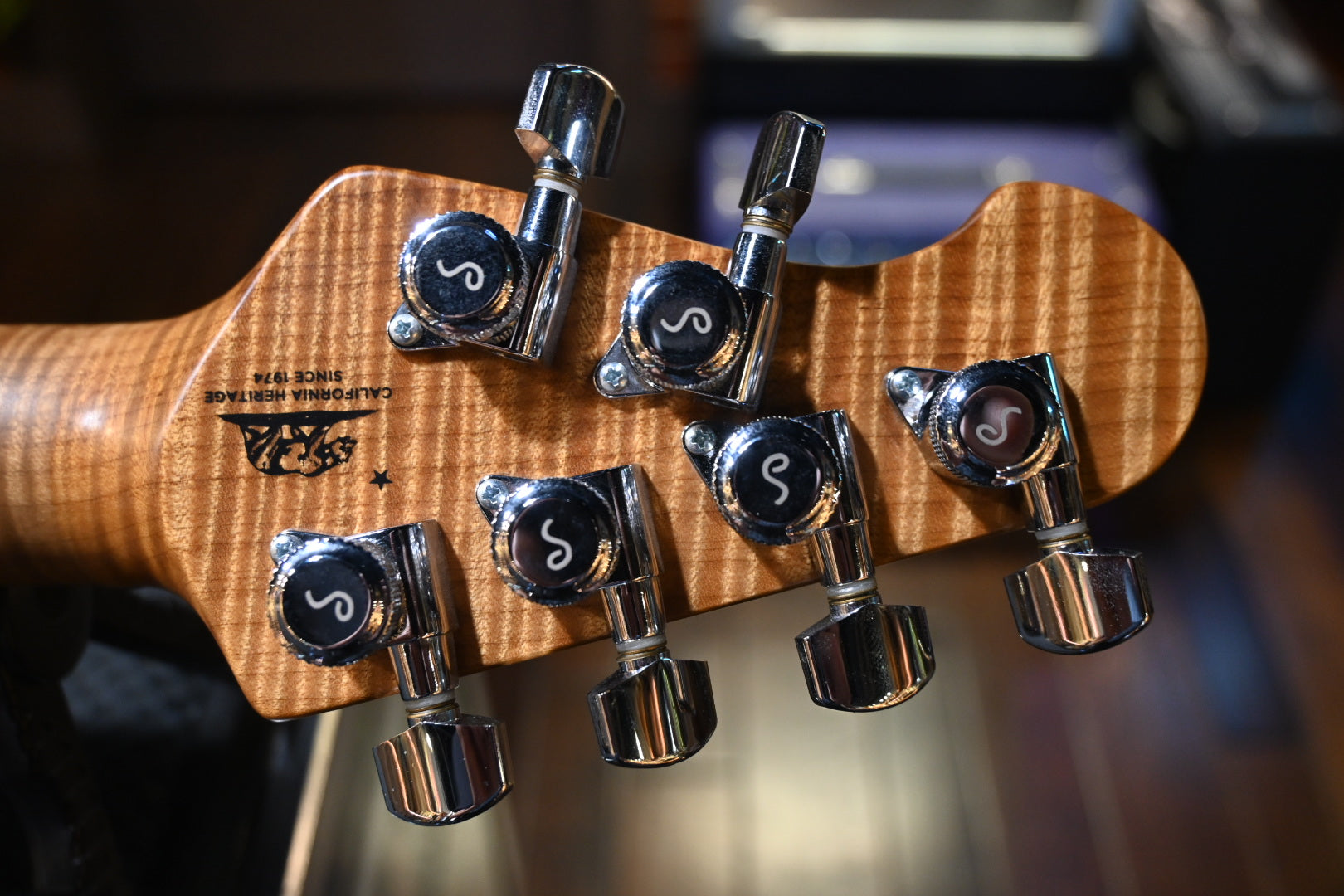 Music Man Valentine - Trans Buttermilk Guitar #3966 USED - Danville Music