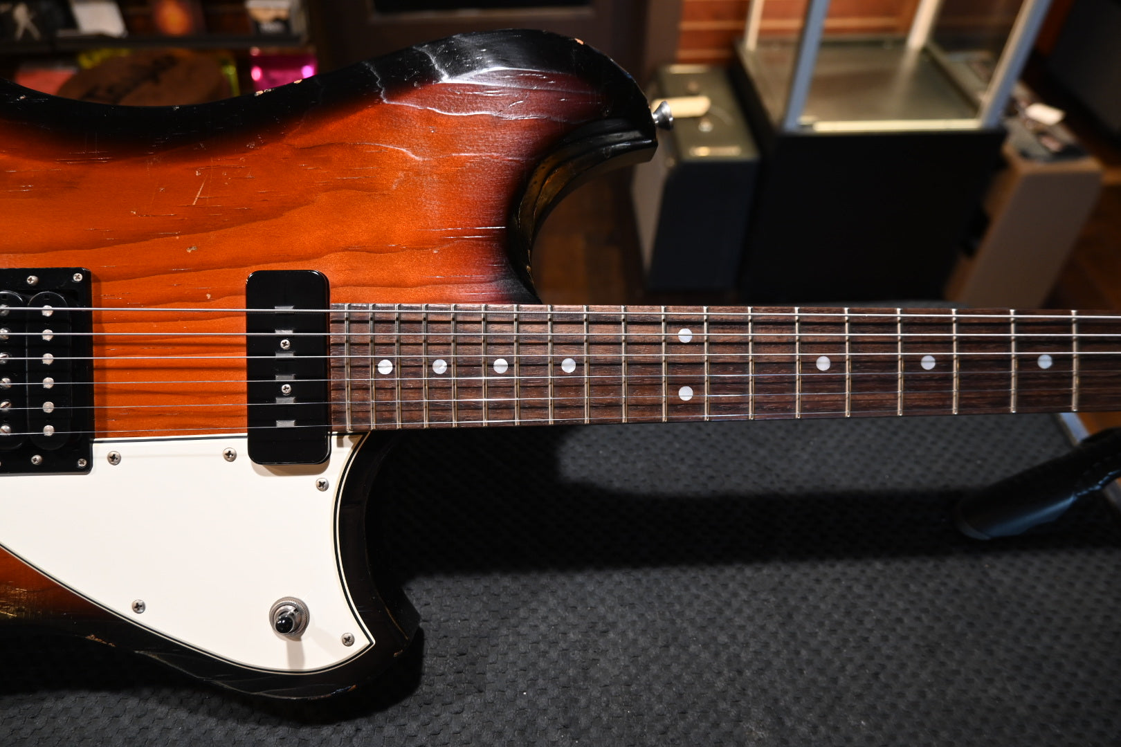 Novo Nucleus Voltur V2 - Firebird Burst Guitar #4653 - Danville Music