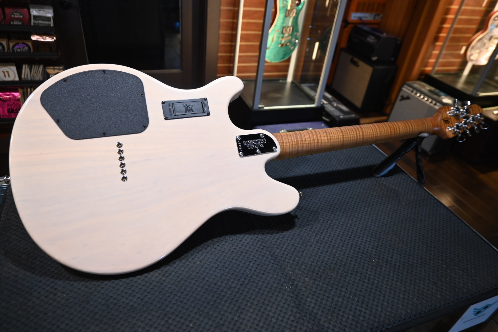 Music Man Valentine - Trans Buttermilk Guitar #3966 USED - Danville Music