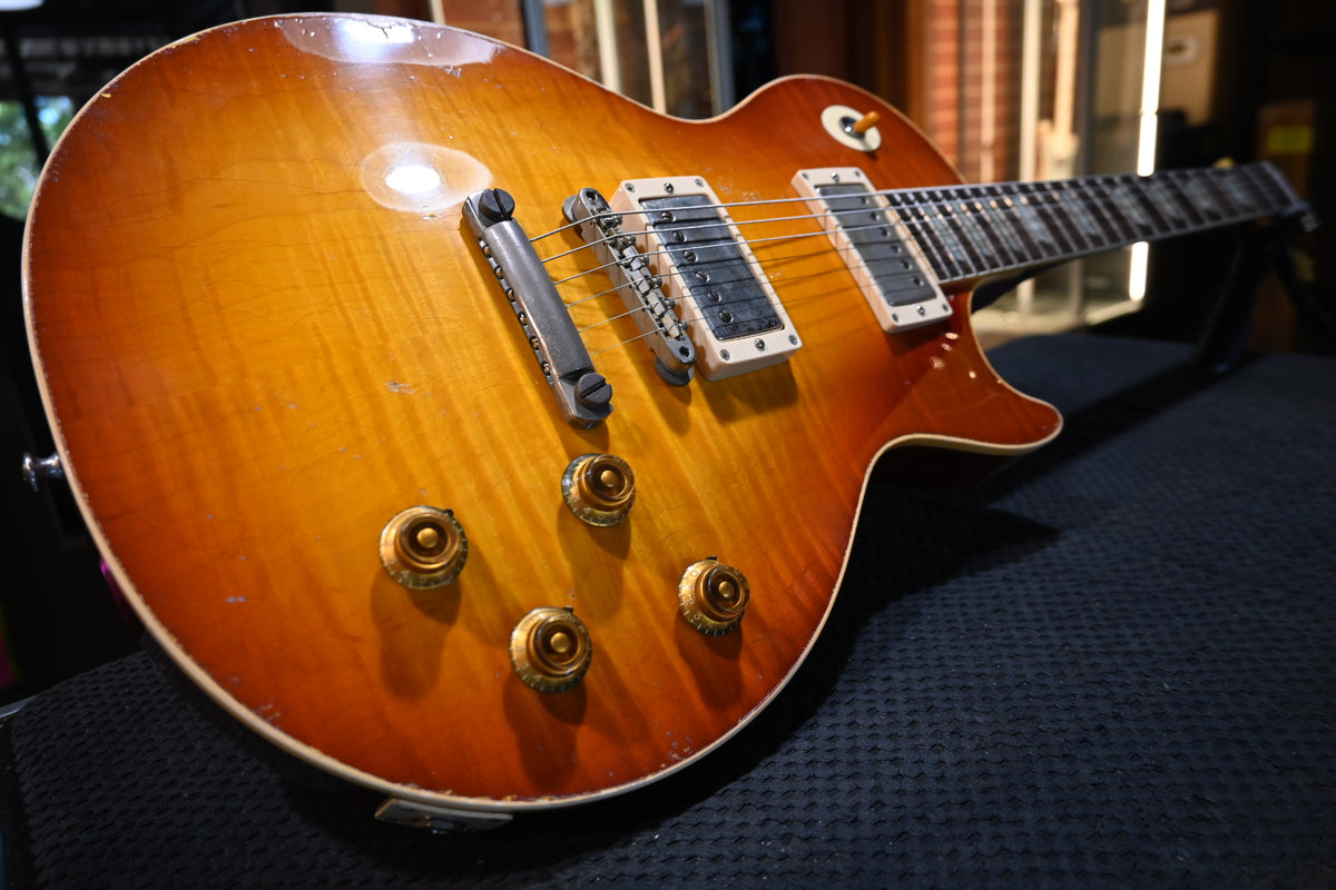 Gibson Custom Shop 1959 Les Paul Standard Reissue Murphy Lab Heavy Aged - Molten Amber Burst Guitar #1754