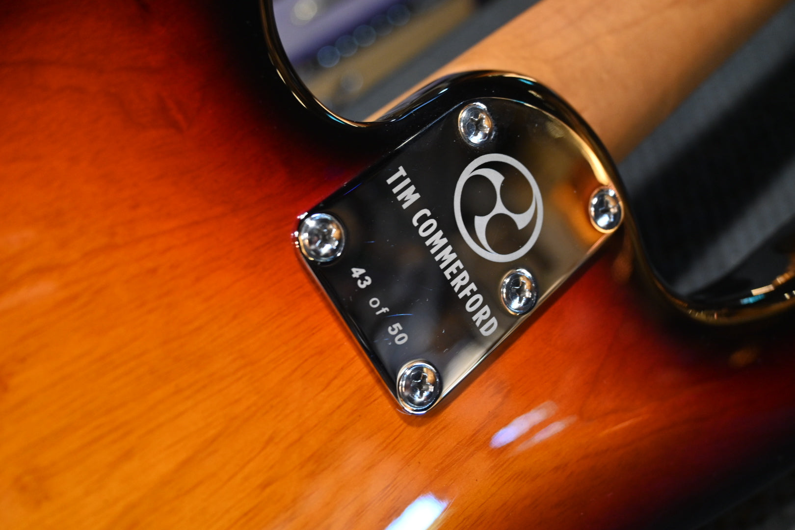 Music Man Stingray Short Scale Tim Commeford - Vintage Sunburst Bass #43 of 50 - Danville Music