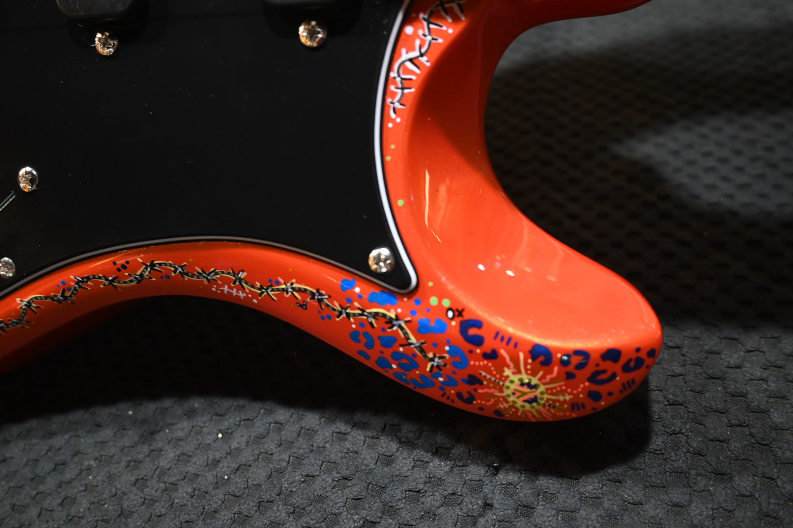 PRS SE NF3 Danville Music X Rosati “Dragon Haze” Edition - Metallic Orange Guitar #8294 - Danville Music