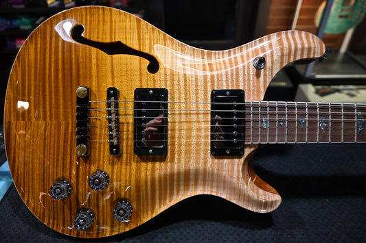 PRS Wood Library McCarty 594 Semi-Hollow Danville Music 35th Anniversary Artist Top 2024 - Gold Storm Fade Guitar #2877 - Danville Music