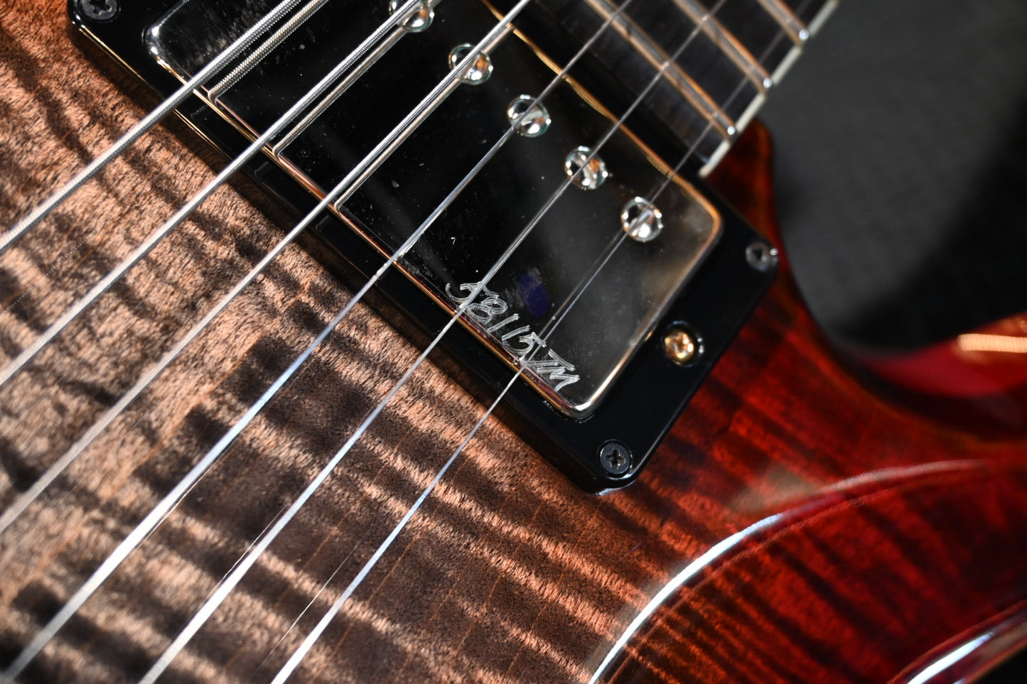 PRS Wood Library McCarty 10-Top - Charcoal Cherry Burst Guitar #9552