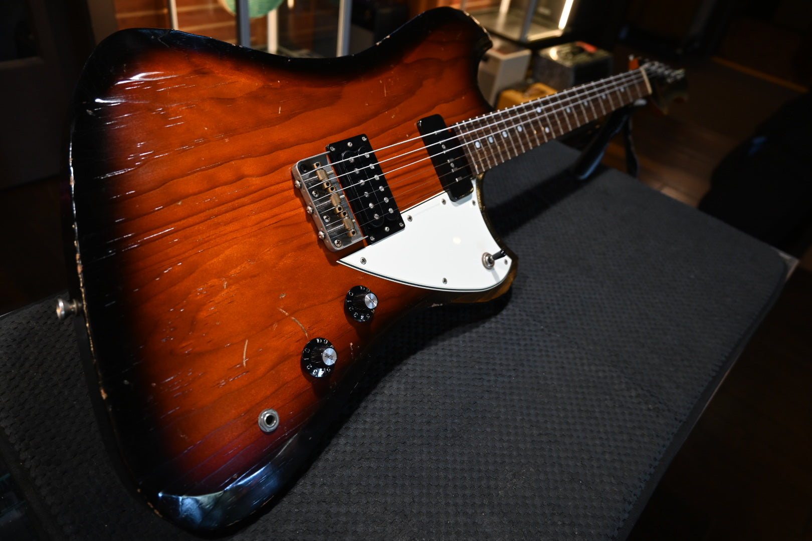 Novo Nucleus Voltur V2 - Firebird Burst Guitar #4653 - Danville Music