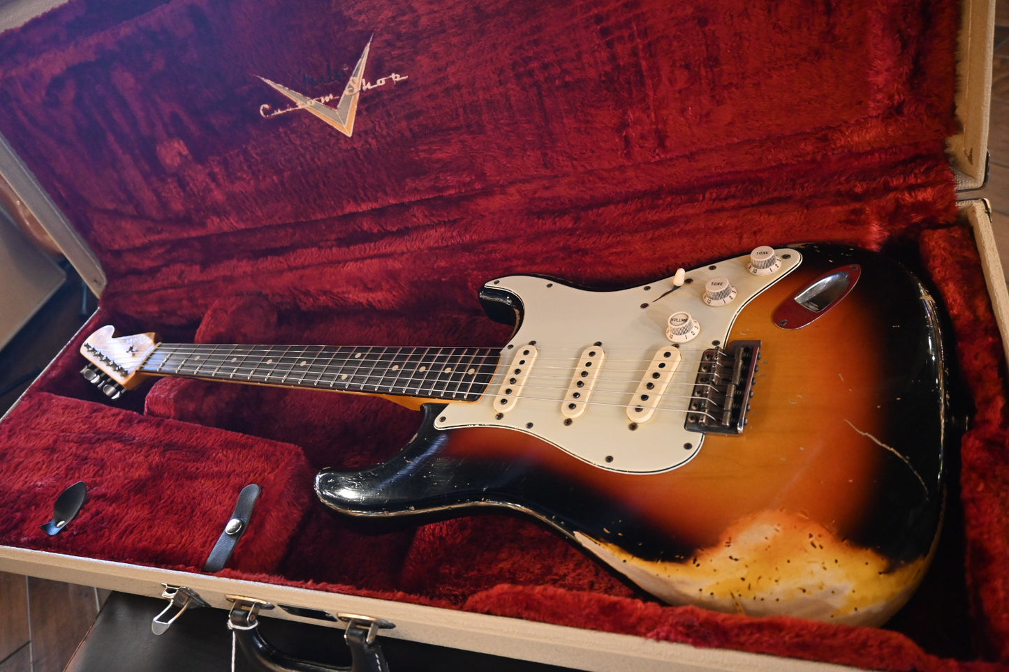 Fender Custom Shop John Cruz Masterbuilt 1960 Stratocaster Relic 2013 - 3 Color Sunburst Guitar #2217 - Danville Music