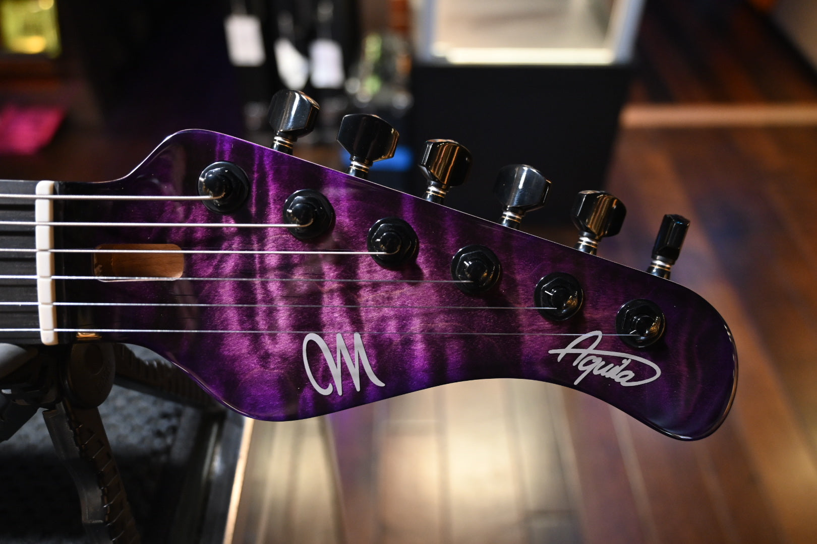 Mayones Aquila Elite S 6 - Infinite Purple Guitar #5599 - Danville Music