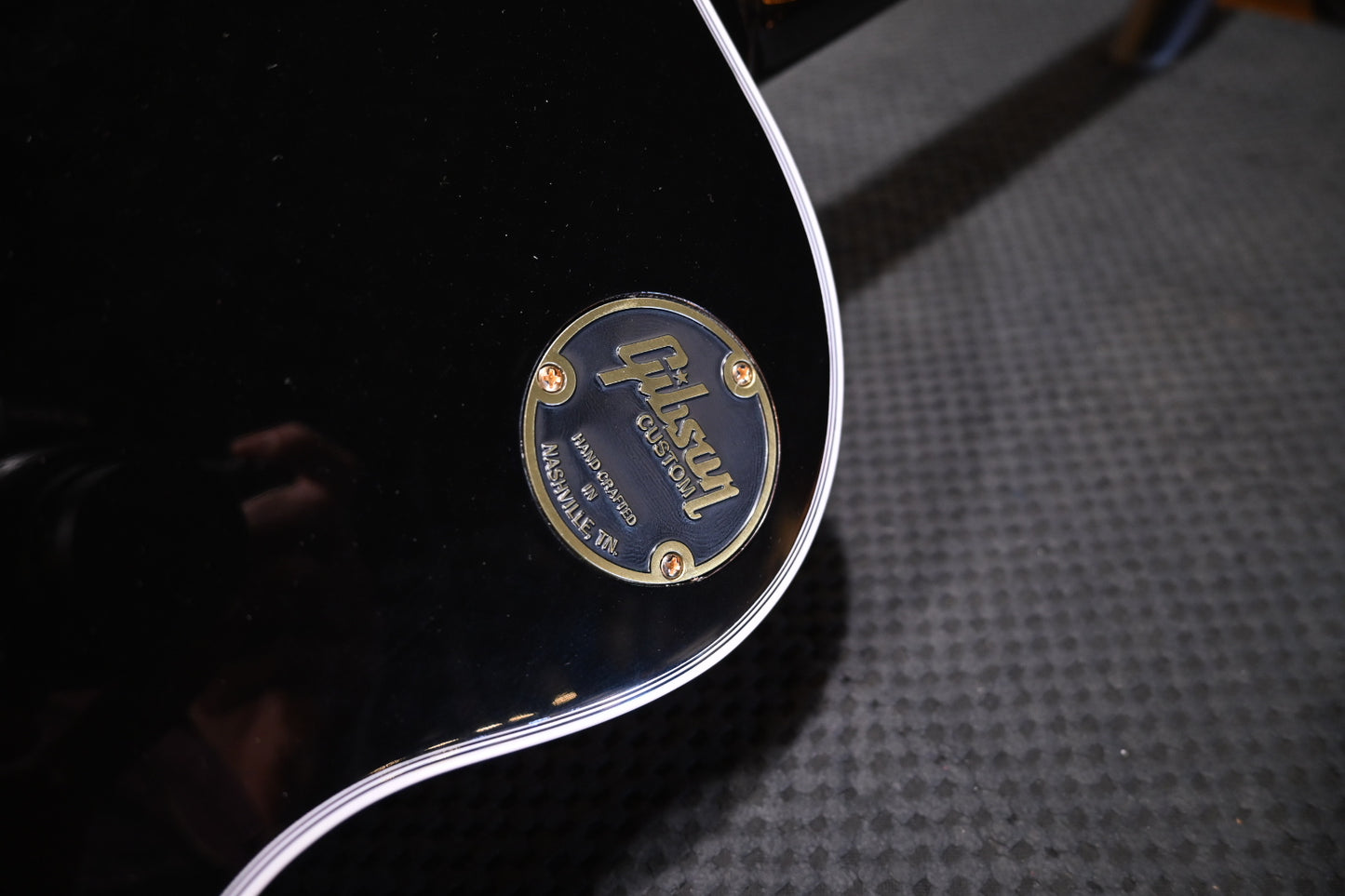 Gibson Custom Shop Les Paul Custom 2023 - Ebony Guitar #0532 PRE-OWNED - Danville Music